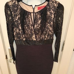 Special occasion black dress, size 8